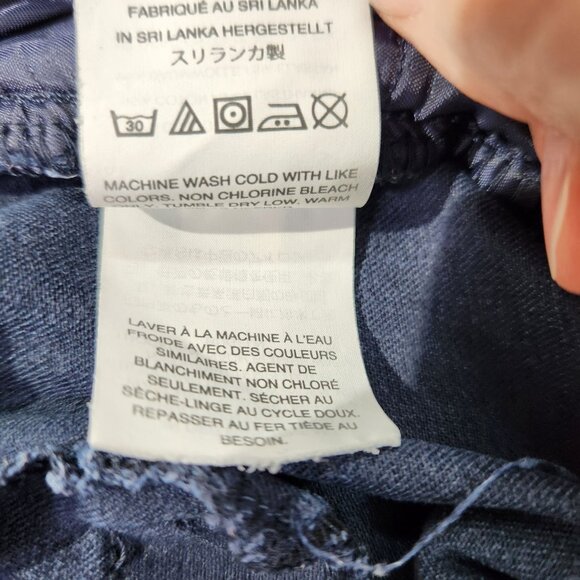 J. Crew Womens Navy Stretch Chino Pants Size Cotton Blend Women's Size 4 S - Picture 12 of 13